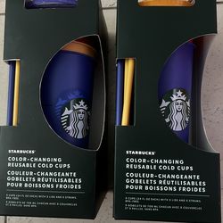 New Starbucks Color-Changing Reusable Cold Cups,