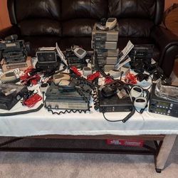 Assorted 2 Way Radios and Accessories, Motorola, Kenwood etc. 