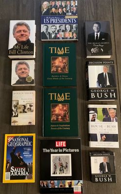 Ultimate Modern U.S. Presidents & History Mega Book Lot - 11 Items