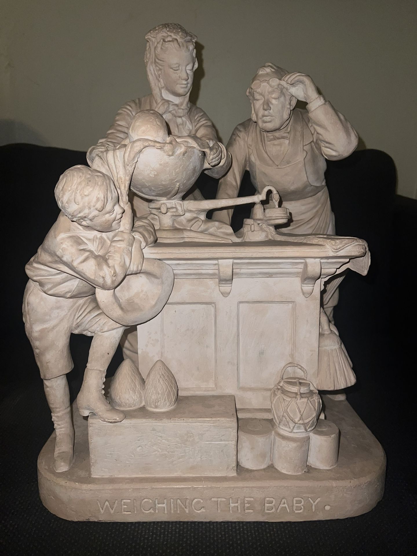 John Rogers “Weighing the Baby”