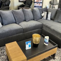Gray Sectional *lifetime Warranty On Cushions*
