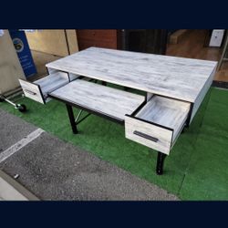 Brand New Desk 47 x 24 x 28 White and Black $149 FREE LOCAL DELIVERY & SET UP ORDER HERE PAY UPON DELIVERY LITTLE SHOWROOM  NOT ALL ITEMS ON DISPLAY V
