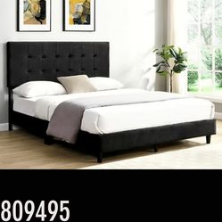 BRAND NEW BLACKQUEEN SIZE BED FRAME WITH NEW MATTRESS/FAST DELIVERY