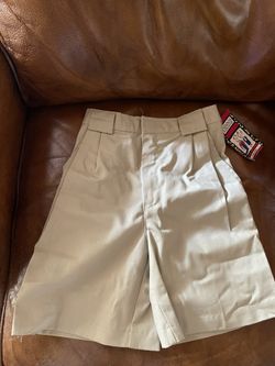 DENNIS UNIFORM KHAKI BOYS SIZE 6 FOR ONLY $6.00