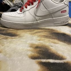Supreme Air Force 1s Low Top  Size 12