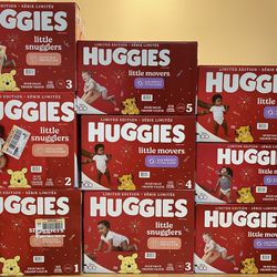 Huggies Diapers Size 1,2,3,4,5,6 - $35 1 Box FIRM PRICE