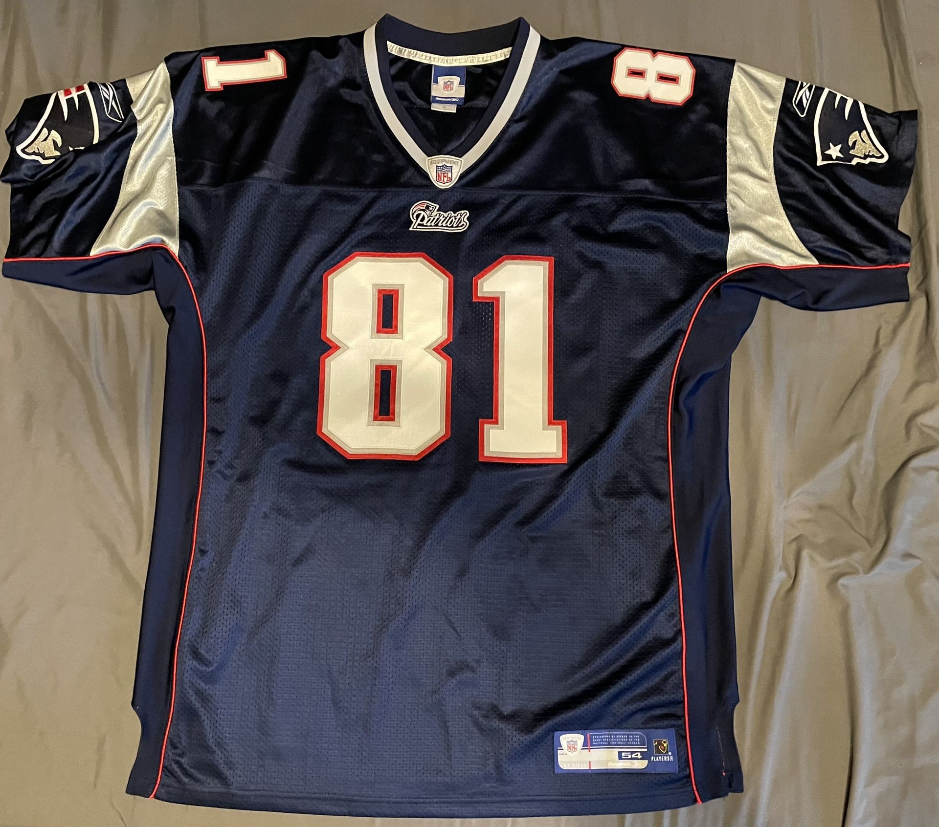 Authentic New England Patriots Randy Moss Jersey size 54