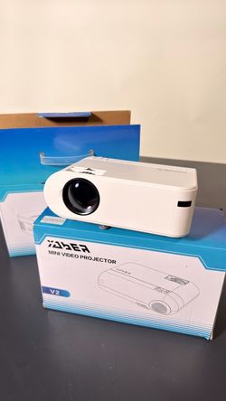 FERE V2 Mini Video Projector – HDMI USB VGA – With Original Box