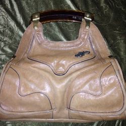 Betsy Johnson leather handbag