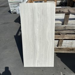 White Oak porcelain Tile 24 X 48 -6mm Thick 