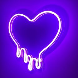 LED heart Shaped Mirror 
