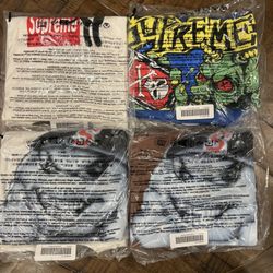 Supreme Tees Stick Tee, Fuckin Blowout Tee, Snowman Tee, All Dogs Go To Heaven Tee, Snow White S/S Top STOL and the Seven Dwarfs,