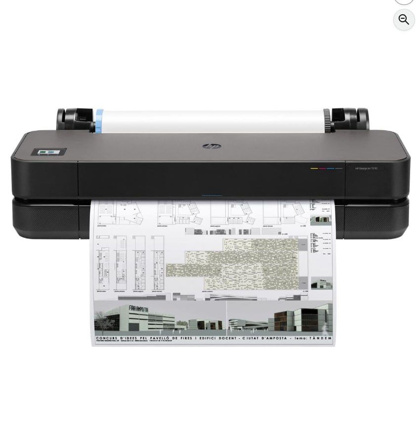 HP DesignJet T210 Large Format 24-inch Color Plotter Printer