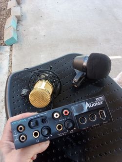 Studio recording equipment