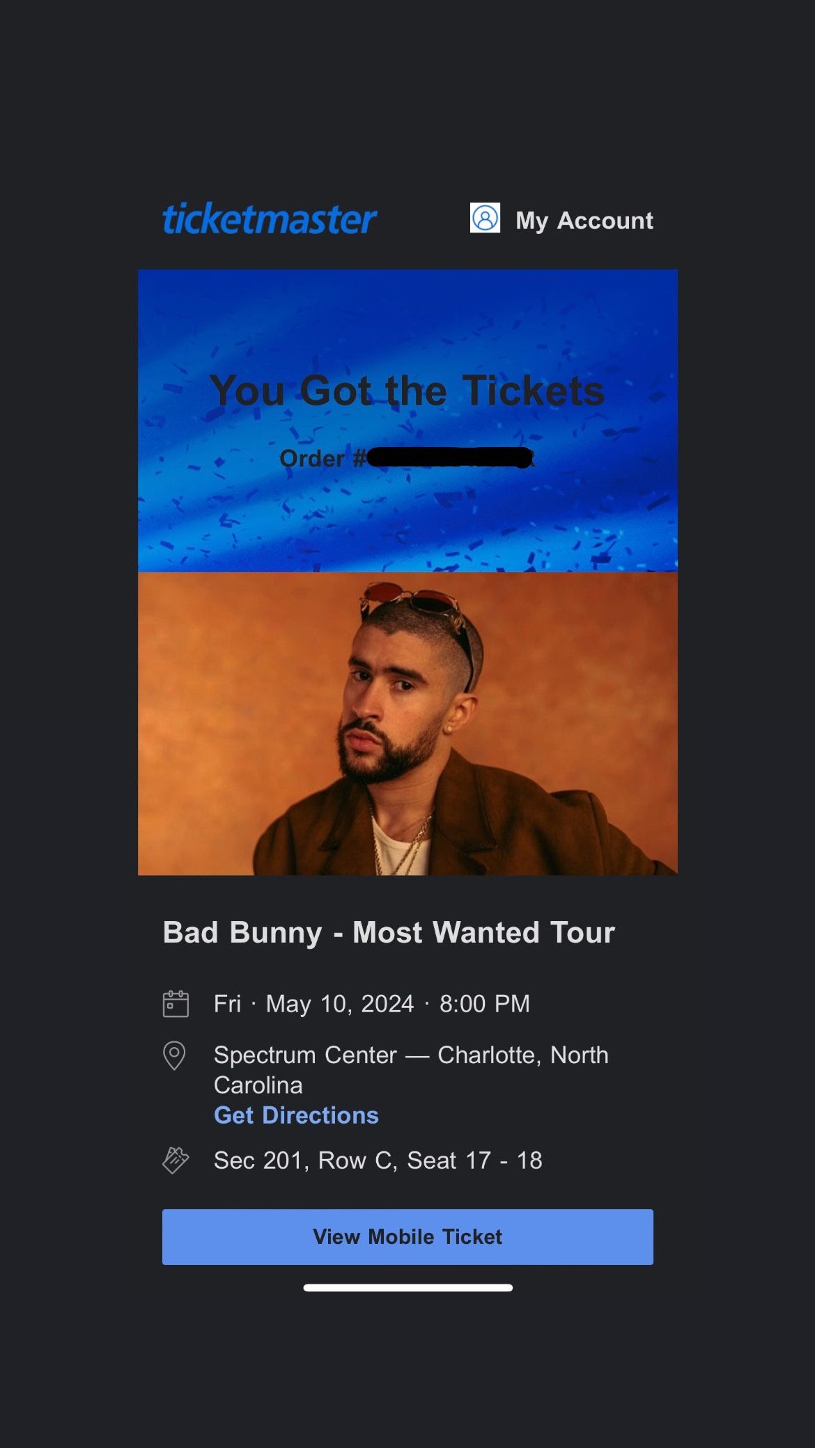 Bad Bunny - Most Wanted Tour (Charlotte - May 10)