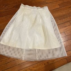 White Cage Skirt