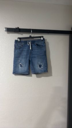 Short niño Old Navy L (10-12) color azul claro