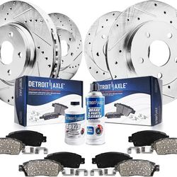 slotted rotors and breaks at all four rotors are for brakes too.