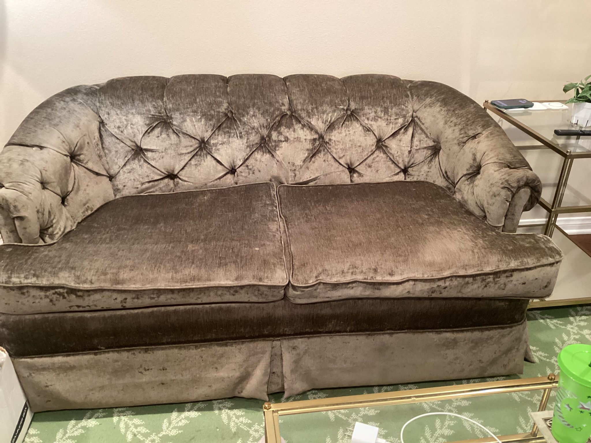 Chesterfield Style Loveseat