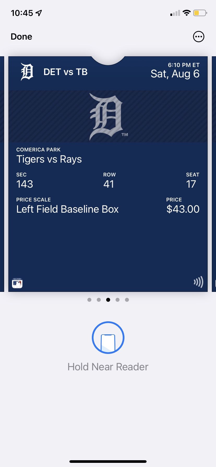 5 Tickets