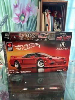 Mattel Brick Shop Hot Wheels 90 Acura NSX