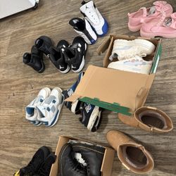 Kids shoe cleanout, Jordan's, Puma, New Balance
