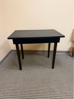 Black desk