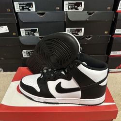 Nike Dunk High Retro Black White Panda DD1399-105 Size 12 Brand New