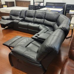 COMFY NEW RECLINING SECTIONAL SOFAS ON SALE ONLY $1299. IN STOCK SAME DAY DELIVERY 🚚 EASY FINANCING 