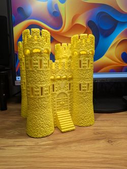 ancient castle diorama