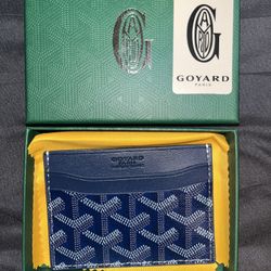 Goyard Cardholder Wallet Dark Blue