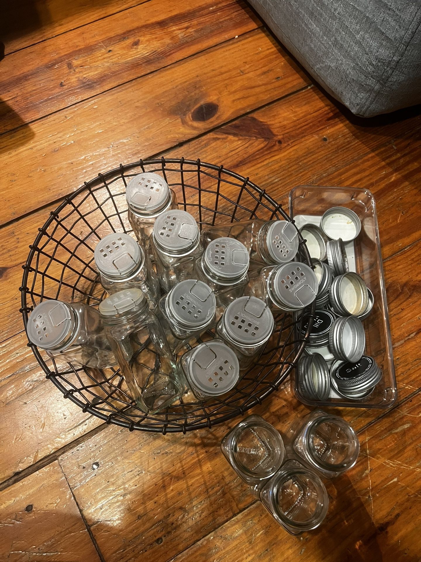 Glass Seasoning Containers