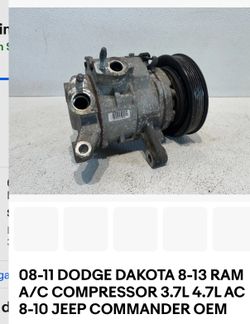 Air Compressor 2008-2011 Dodge Dakota And 2008-2013 Ram