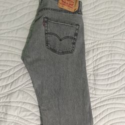 Title: Levi Jeans 501  Description:  Size: W-30 L-32 Color: grey $20 or Best offer/negotiable