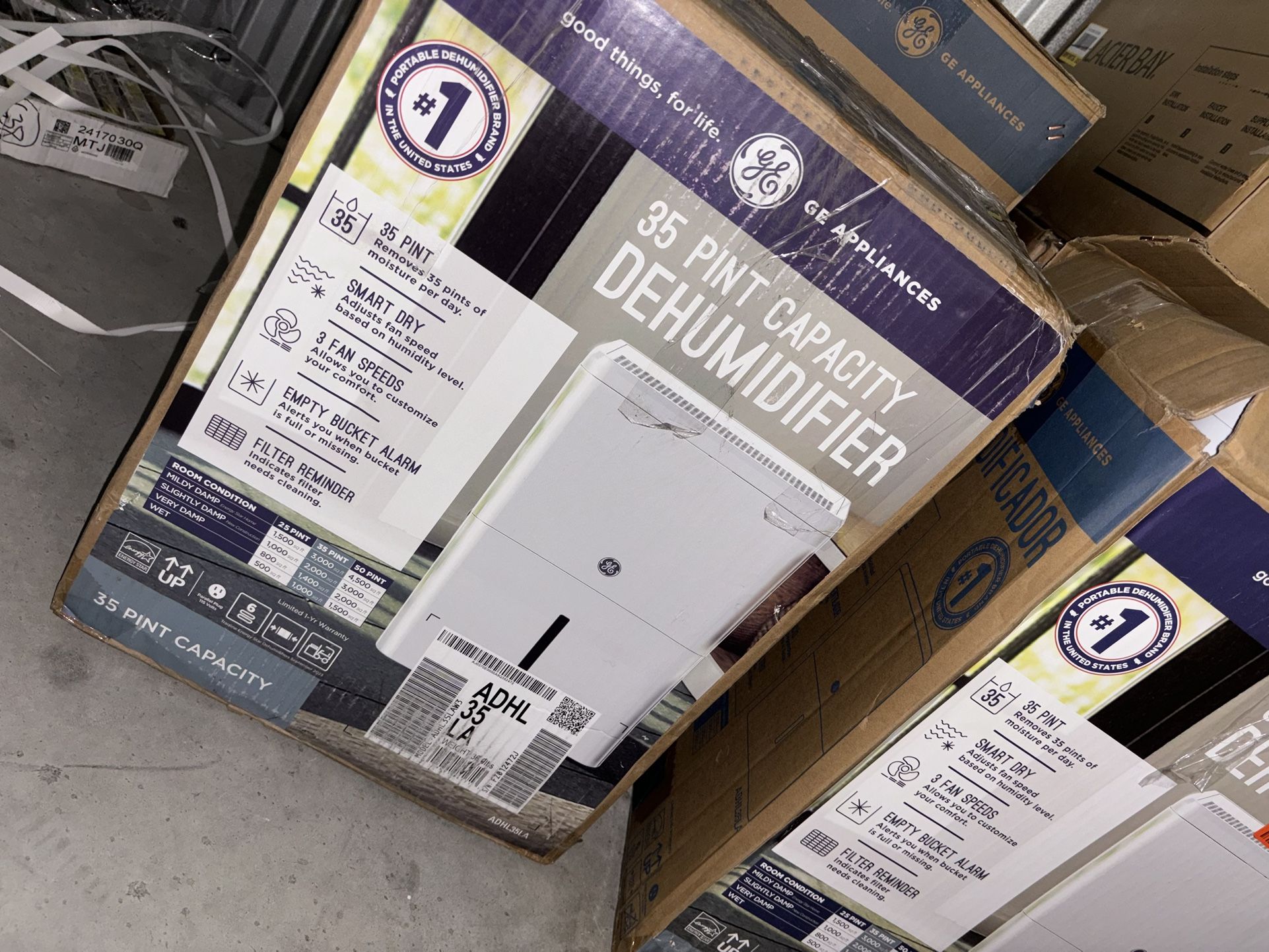 GE 35 Pint Dehumidifier