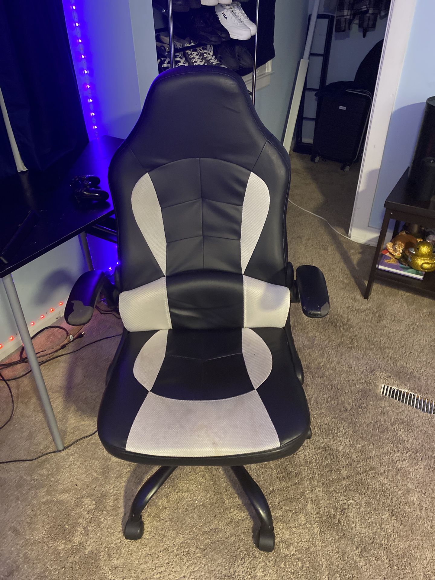 Gaming/Office Chair Black & White 