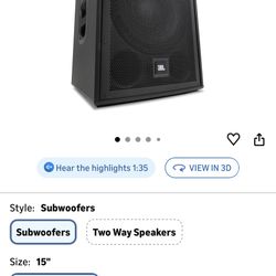 JBL Professional IRX115S 