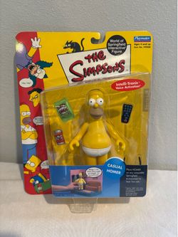 Casual homer simpsons playmates figure