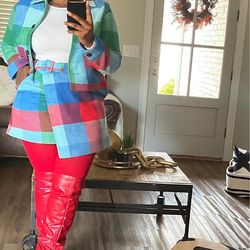 Free Assembly Women's Faux Wrap Front Mini Skirt