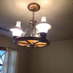 Two VINTAGE Ceiling Lights
