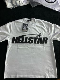 White hellstar shirt 1:1 size medium