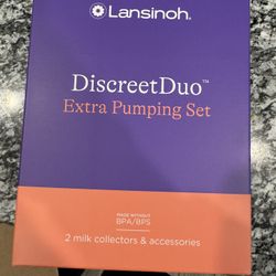 Lansinoh Discreet Duo Extra Pumping Set 