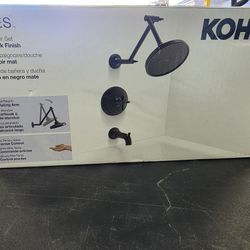 KOHLER
Paces Single Handle 3-Spray Tub and Shower Faucet 1.75 GPM in Matte Black (Valve Included)
