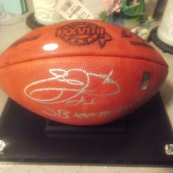 Emmitt Smith Autograph Superbowl