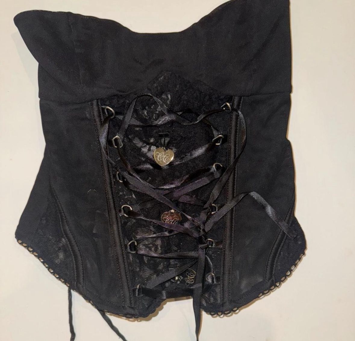 OUTCAST CLOTHING Black Corset