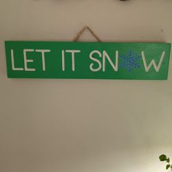 Hand painted Christmas Sign