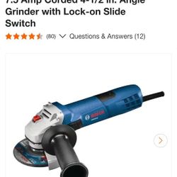 Bosch GWS8-45, 4-1/2 In. Angle Grinder