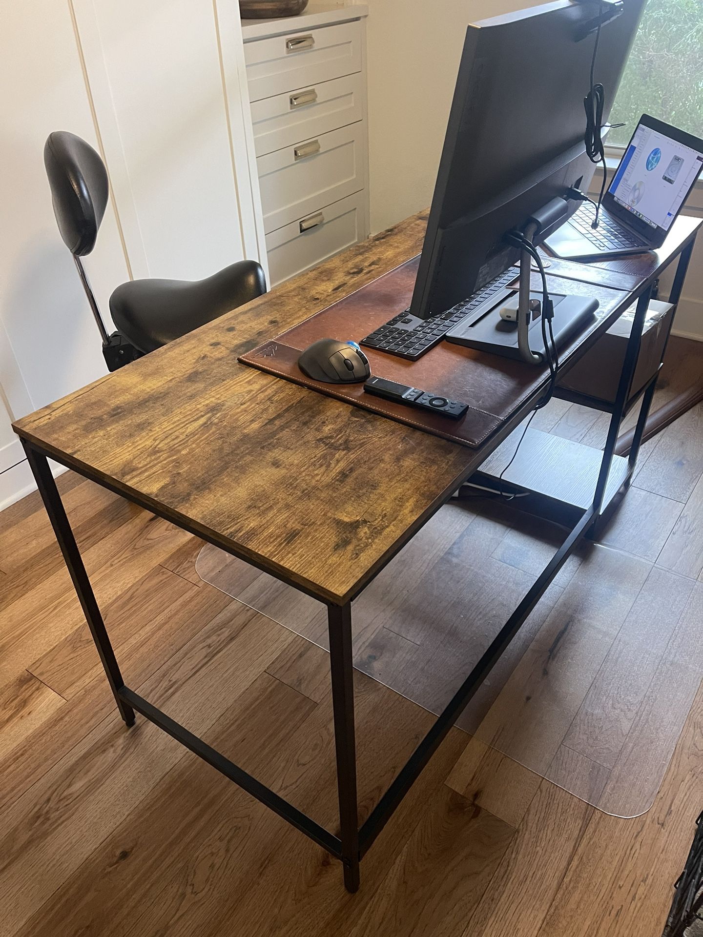 Desk, Printer, Shredder, Chair, Stand