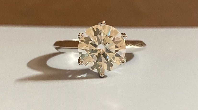 3CT MOISSANITE Ring S925 Sz 7, 8 & 10