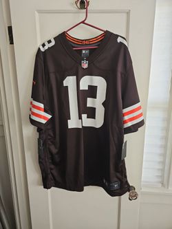 Cleveland Browns Replica NFL Jersey Future Hall Of Fame Wide Receiver Odell Beckham Jr. #13